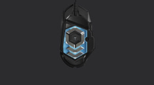 3D Product Modeling-Logitech Proteus Gaming Mouse- Produced by Digital Imaging Group LLC